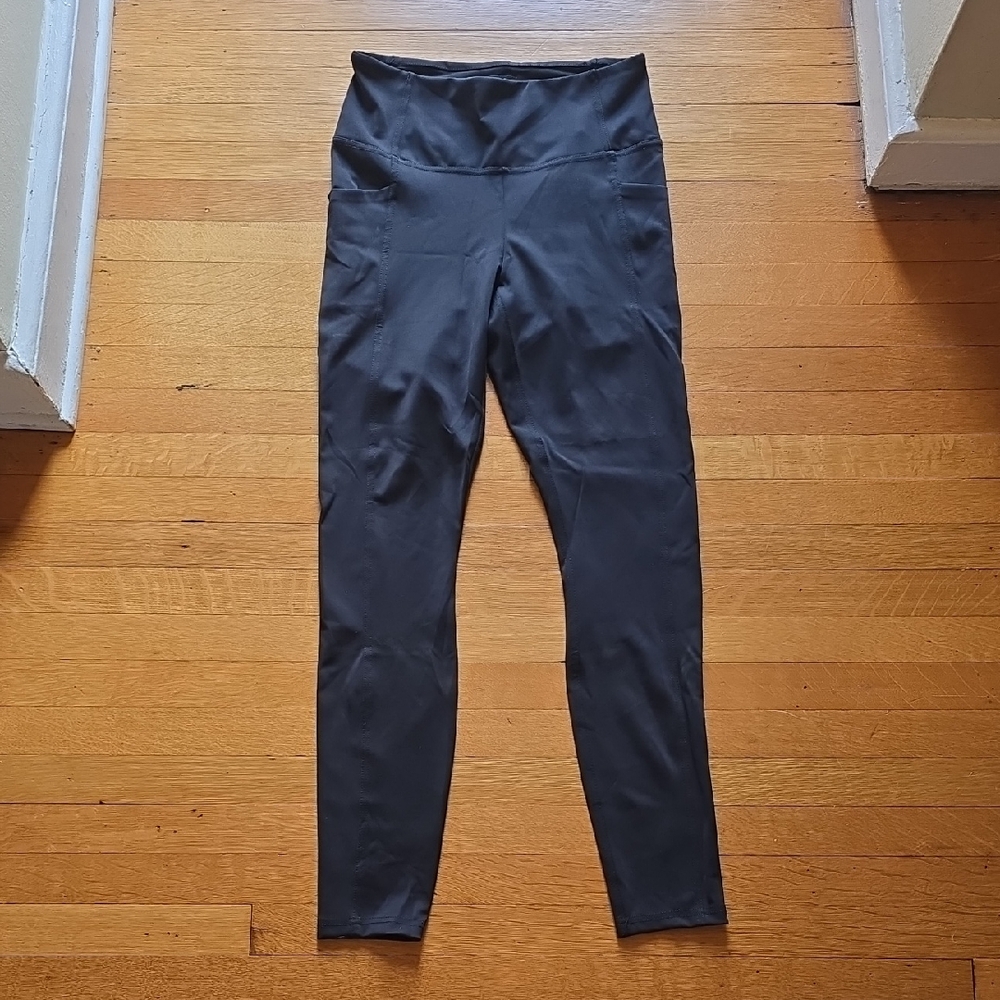 Rachel Zoe, Black High-Waisted Leggings w/ Pockets, EUC, Women's XS